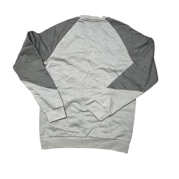 Adidas Crew Kids Sweatshirt Size XL Two Tone Gray Long Sleeve NEW WITH TAGS - Picture 2 of 9